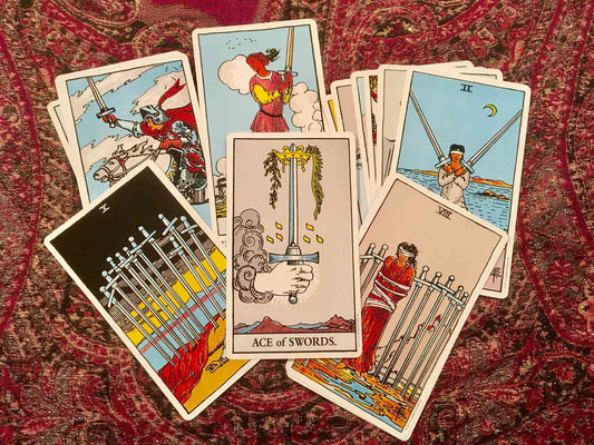 The Suit of Swords in Tarot