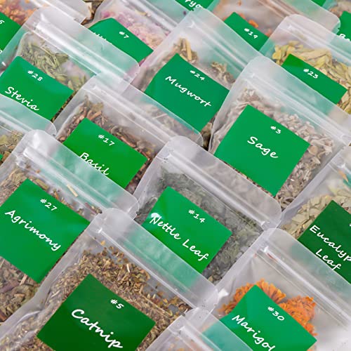 Witchcraft Supplies Herbs Kit for Witch Beginners - 30 Pack Different Dried Herbs for Wicca, Pagan and Wiccan Rituals, Altar Supplies, Magic Spells, Soap Making，with Metal Spoon