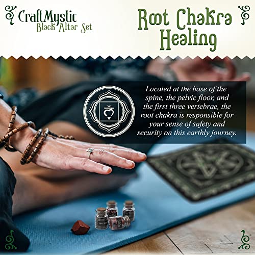 Witchcraft Supplies Wiccan Tools for Beginners - 50 Set Witchy Gifts Starter Kit Box - Crystals for Witchcraft Dried Herbs Spell Jars Candles - Spiritual Altar Witch Stuff for Pagan Gothic Room Decor