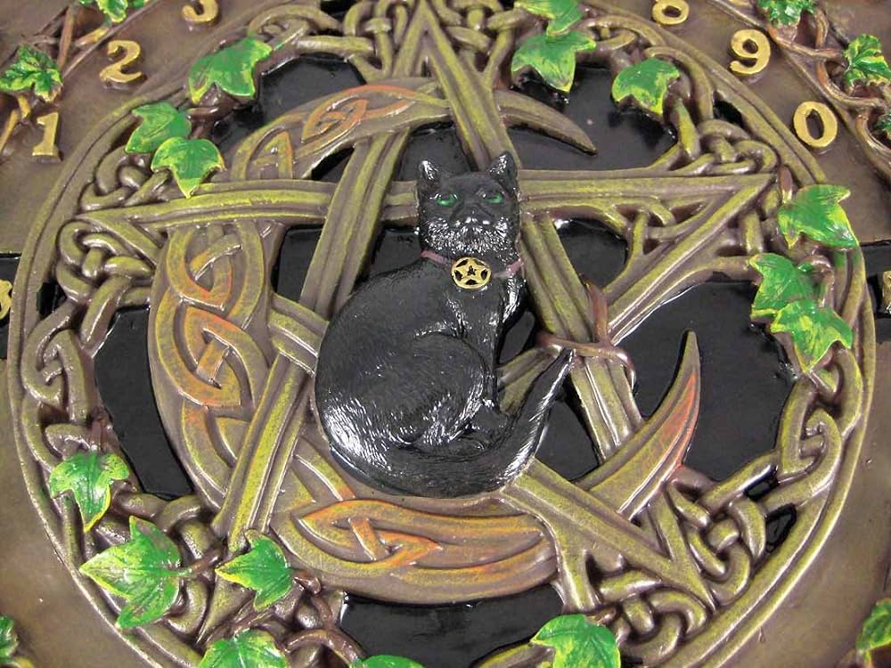 Ouija Board with Cat Pentagram