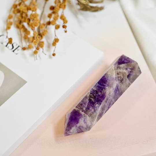 Amethyst Tapered Obelisk Standing Point