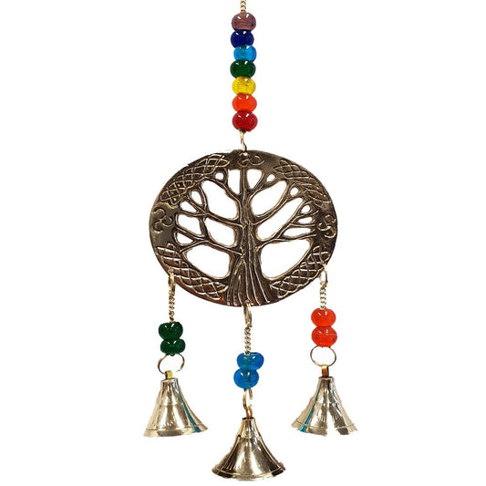 Tree of Life bell with Chakra Beads