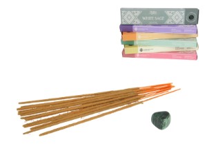 Boho Organics Incense - Nag Champa with Amethyst Crystal