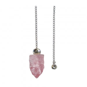 Pendulum - Natural Rose Quartz Point