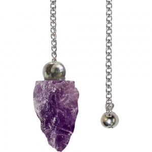 Pendulum - Natural Amethyst Point