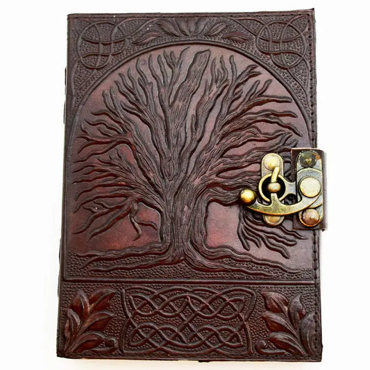Tree of Life Leather Embossed Journal