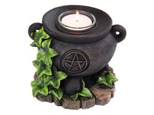 Witches Cauldron Tealight Candle