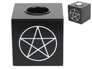Square Pentagram Tealight Holder